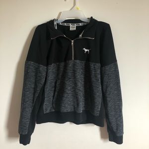 victoria’s secret PINK half-zip sweater